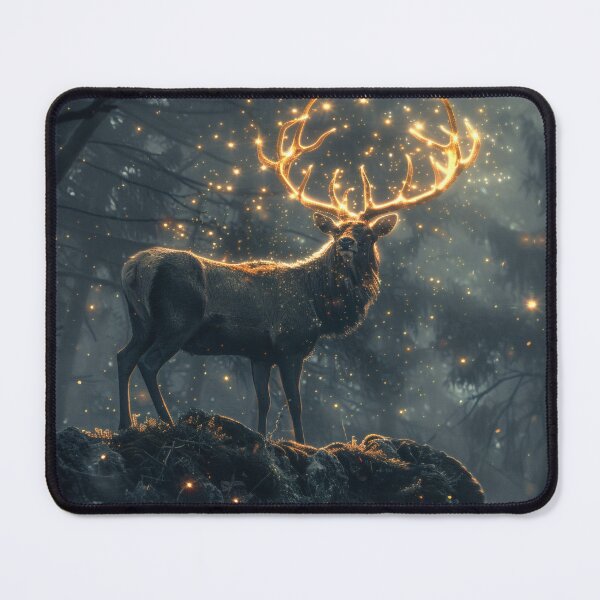 Item preview, Magical Deer I – Guardian of the Starlight designed and sold by CosmicGlyph.