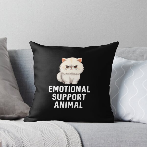 Item preview, Cat Emotional Support Animal Funny Sassy Feline Pet Humor Kitty Cats Lover Gift Kitten Birthday designed and sold by DogLover332.