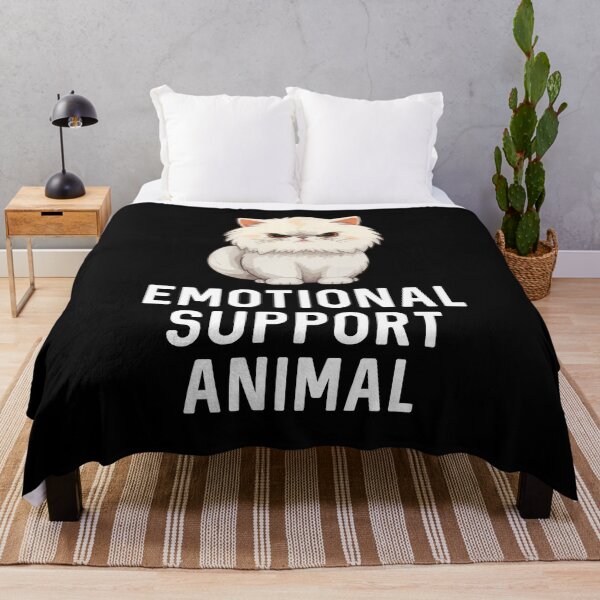 Item preview, Cat Emotional Support Animal Funny Sassy Feline Pet Humor Kitty Cats Lover Gift Kitten Birthday designed and sold by DogLover332.