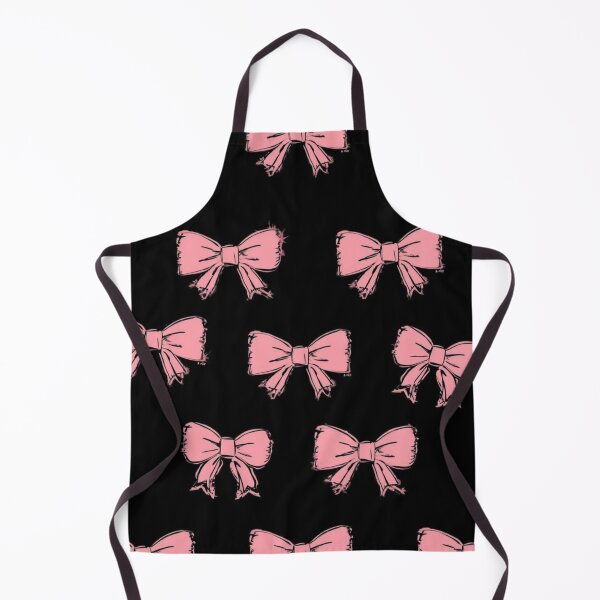 Item preview, Pink bow pattern on black – Coquette Bow Pattern Aesthetic Design designed and sold by LAtelierNoir.