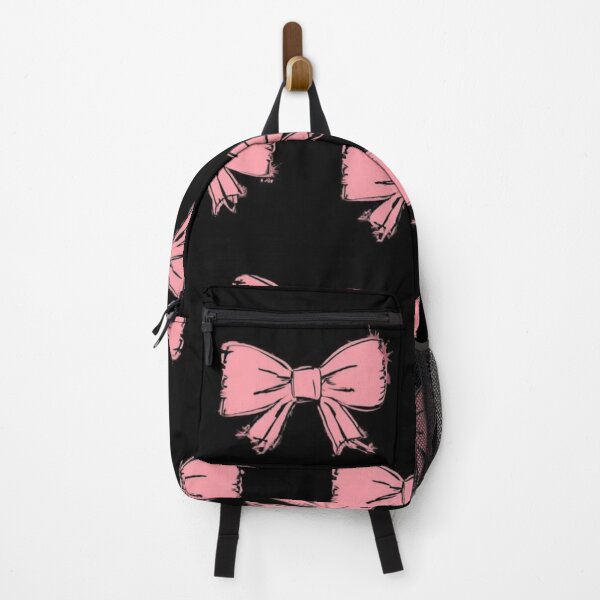 Item preview, Pink bow pattern on black – Coquette Bow Pattern Aesthetic Design designed and sold by LAtelierNoir.