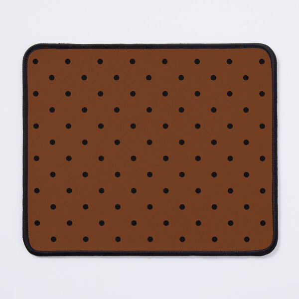 Item preview, Black Small Polka Dots On Brown designed and sold by POLKAIWERX.