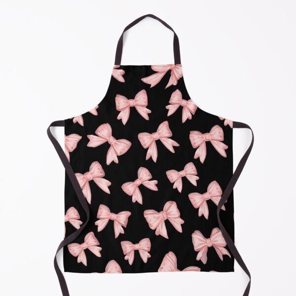 Item preview, Pink bow pattern on black – Coquette Bow Pattern Aesthetic Design designed and sold by LAtelierNoir.