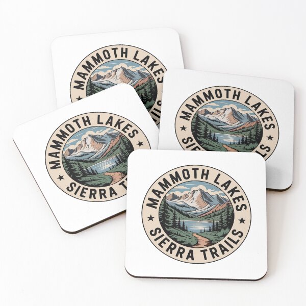 Item preview, Mammoth Lakes Sierra Trails Sticker – California Mountain Hiking Design designed and sold by pod24.