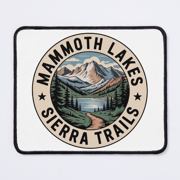 Item preview, Mammoth Lakes Sierra Trails Sticker – California Mountain Hiking Design designed and sold by pod24.