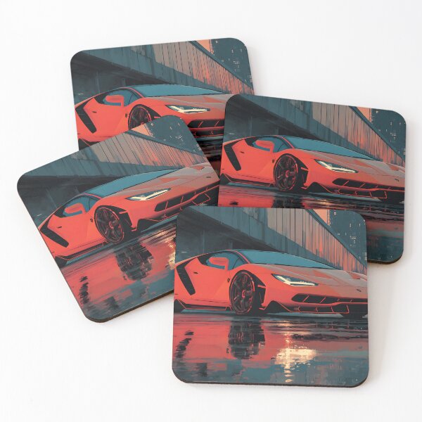 Item preview, Póster de pared del Lamborghini Centenario – Coche de arte pop colorido designed and sold by AutoPopStudio.