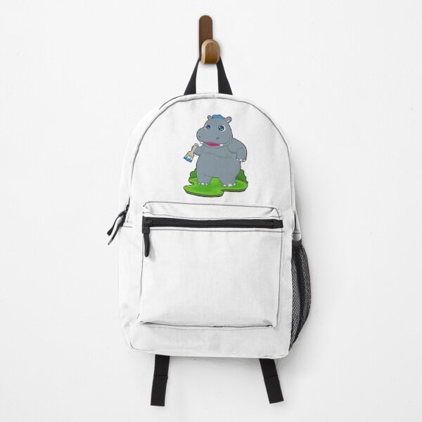Item preview, Hippo Painter Paintbrush Painting designed and sold by Snabdesign84.