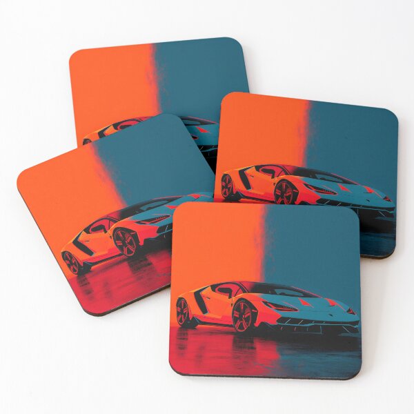 Item preview, Pop Art Lamborghini Centenario – Italian Hypercar Artwork designed and sold by AutoPopStudio.