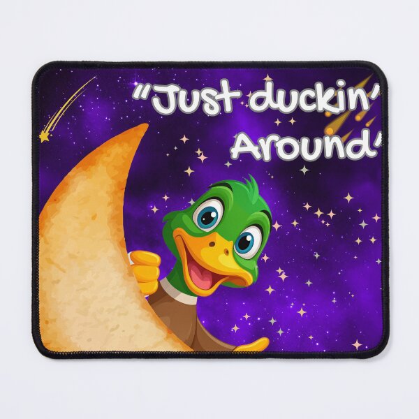 Item preview, Just Ducking Around Funny Duck Cartoon designed and sold by ikaysCreative.