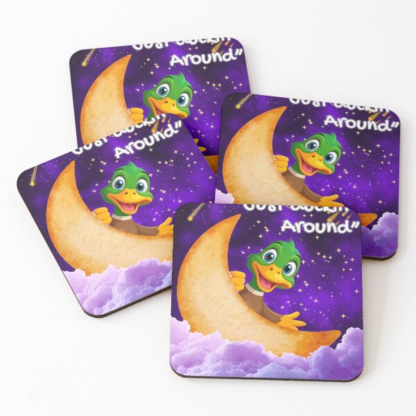 Item preview, Just Ducking Around Funny Duck Cartoon designed and sold by ikaysCreative.