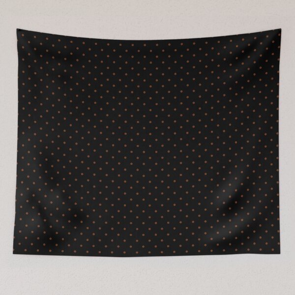 Item preview, Brown Small Polka Dot On Black designed and sold by POLKAIWERX.