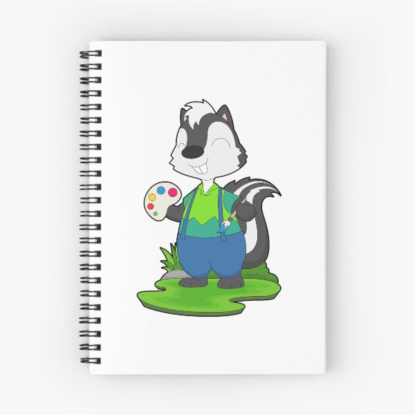 Item preview, Skunk Painter Paintbrush Painting designed and sold by Snabdesign84.