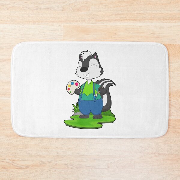 Item preview, Skunk Painter Paintbrush Painting designed and sold by Snabdesign84.