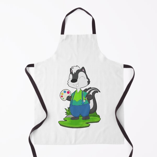 Item preview, Skunk Painter Paintbrush Painting designed and sold by Snabdesign84.