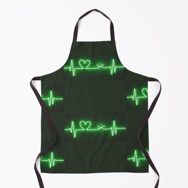 Item preview, Neon Green Quran Heartbeat – Modern Islamic Cyberpunk Lifeline designed and sold by D-Islamic.