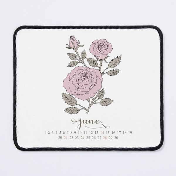 Item preview, Pink Rose birth month flower for june calendar June designed and sold by storieslanguage.
