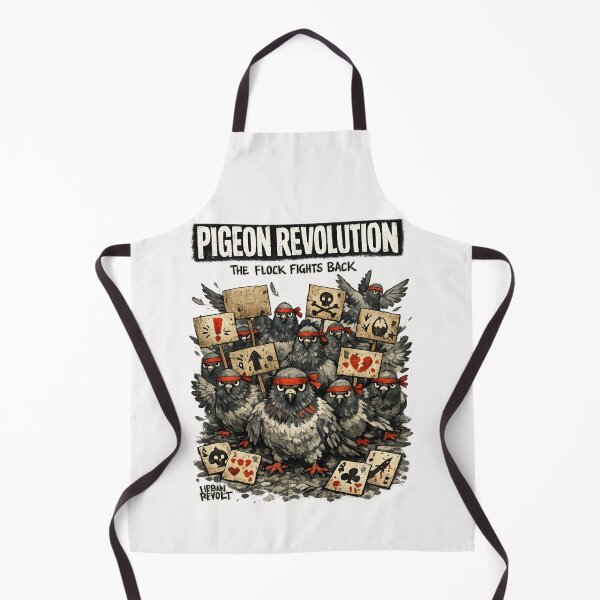 Item preview, Pigeon Revolution The Flock Fights Back Bird Lover Protest Rebellion designed and sold by Pawsome Quotes.