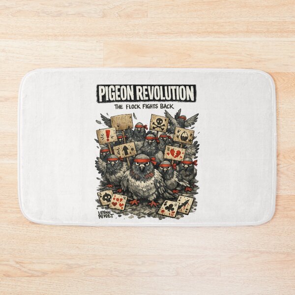 Item preview, Pigeon Revolution The Flock Fights Back Bird Lover Protest Rebellion designed and sold by Pawsome Quotes.