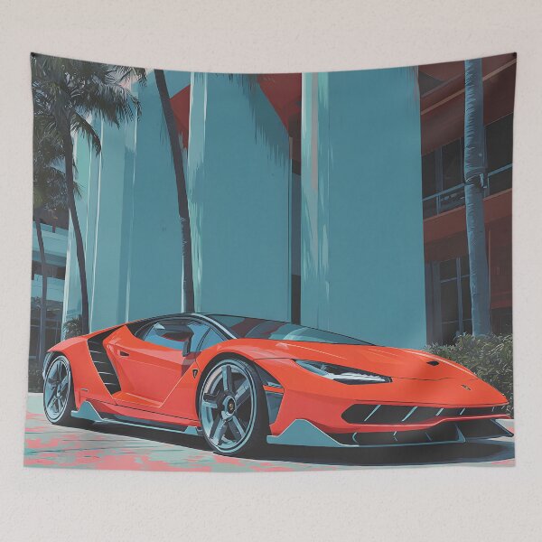 Item preview, Lamborghini Centenario Pop Art Print – Luxury Wall Decor designed and sold by AutoPopStudio.