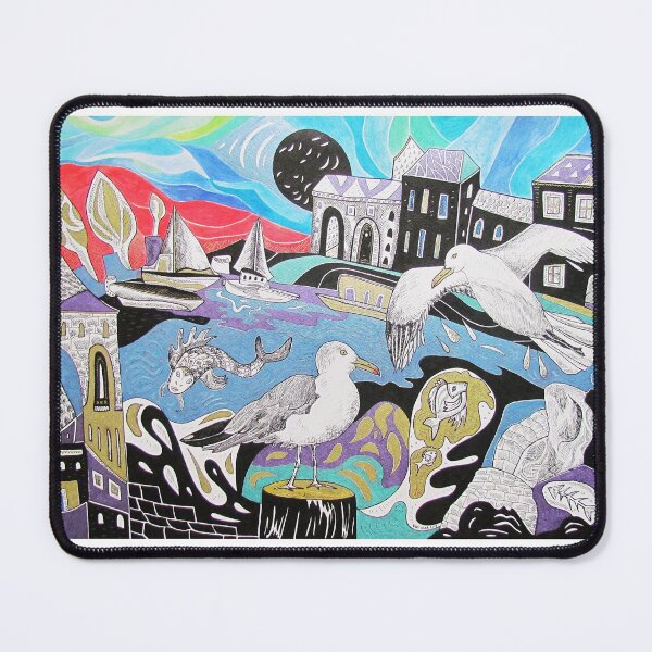 Item preview, Seagulls and fish designed and sold by Krešimira Gojanović.