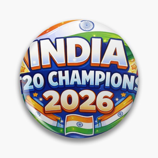 Item preview, India T20 Champions 2026 – Cricket Pride Sticker designed and sold by waghrahul9975.