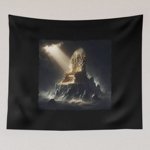 Item preview, Majestic Throne of Swords | Epic Dark Fantasy Art designed and sold by MouradStudio.