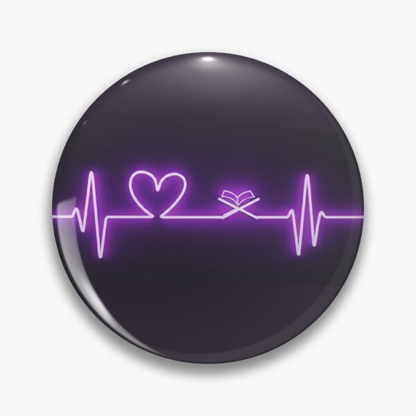 Item preview, Neon Purple Quran Heartbeat – Modern Islamic Cyberpunk Lifeline designed and sold by D-Islamic.
