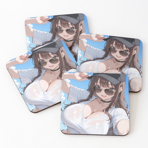 Item preview, SHIRO: Cute Anime Baseball Girl Summer Waifu Energy designed and sold by BorgSpareParts.