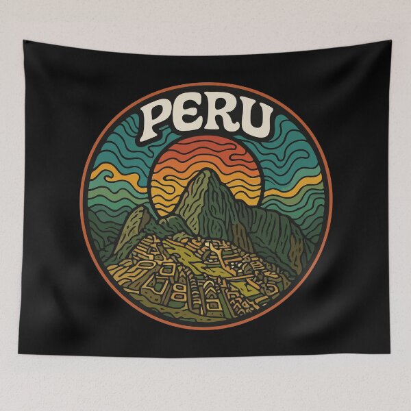 Item preview, Peru Trippy Art Travel designed and sold by TomFrontierArt.