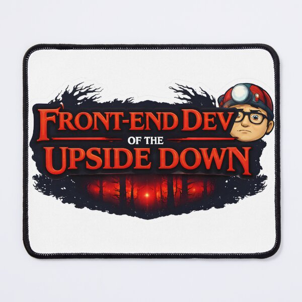 Item preview, Front-End Dev of the Upside Down – Funny Developer Sticker designed and sold by Offline Theory.