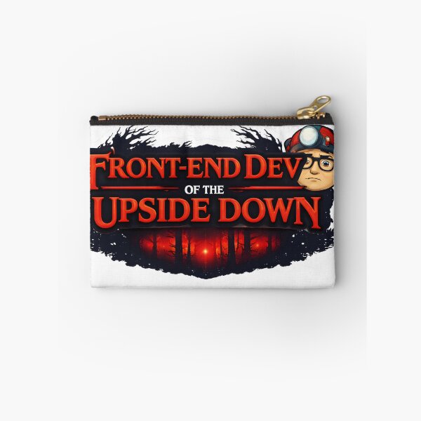 Item preview, Front-End Dev of the Upside Down – Funny Developer Sticker designed and sold by Offline Theory.