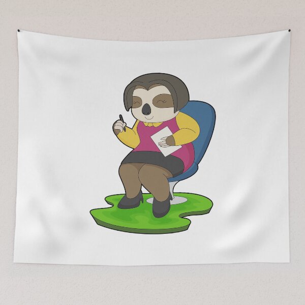 Item preview, Sloth Secretary Paper Office designed and sold by Snabdesign84.
