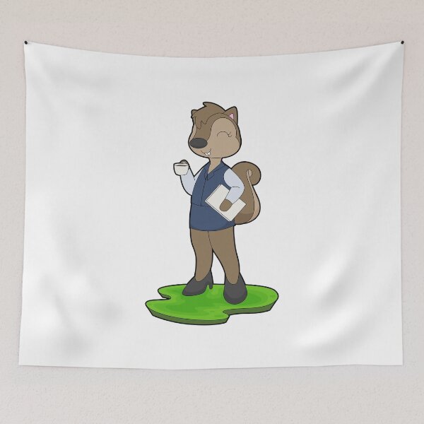 Item preview, Squirrel Secretary Coffee Office designed and sold by Snabdesign84.