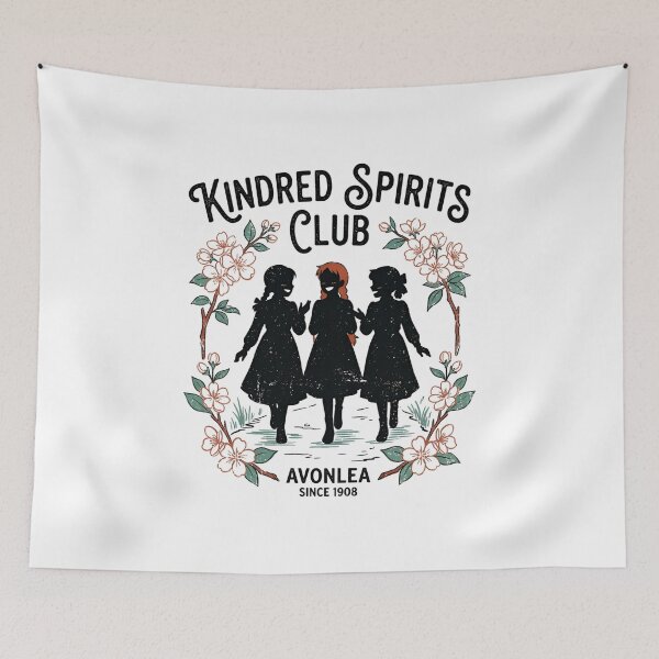 Item preview, Dark Floral Kindred Spirits Club Avonlea Since 1908 designed and sold by Fenay Designs.