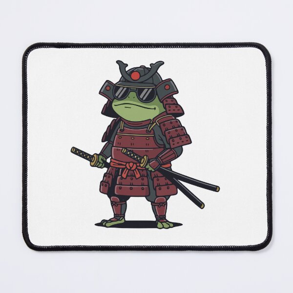 Item preview, Samurai Frog with Sunglasses designed and sold by Floomart.