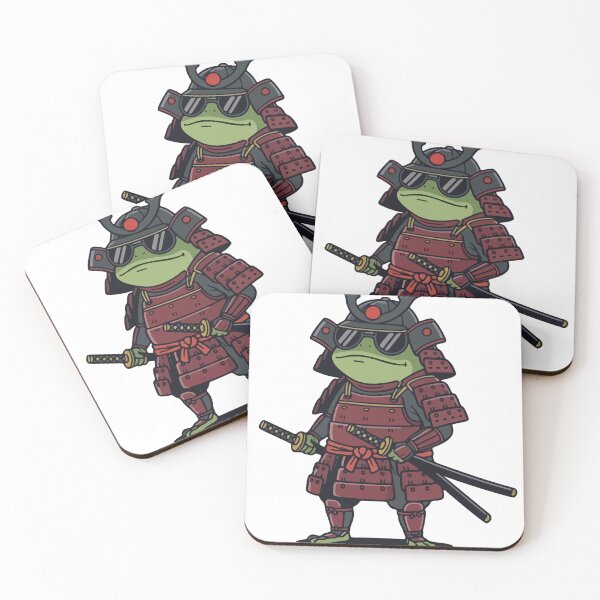 Item preview, Samurai Frog with Sunglasses designed and sold by Floomart.