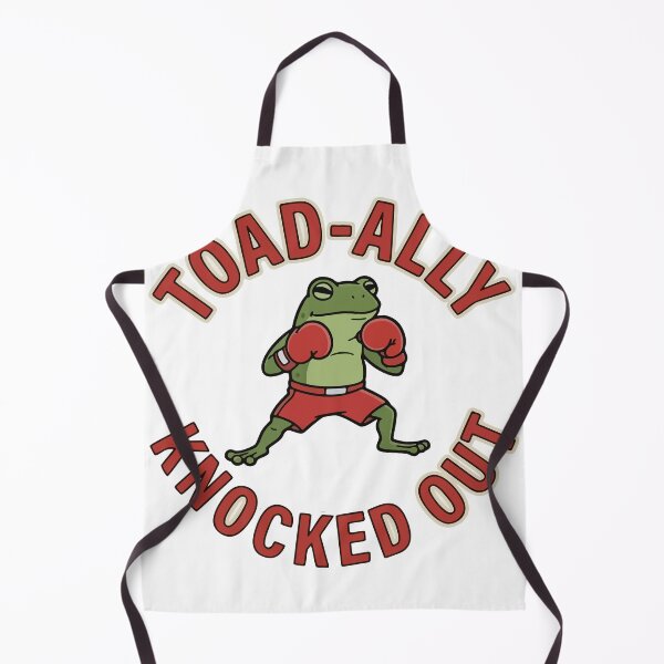 Item preview, Boxing Frog Pun Illustration designed and sold by Floomart.