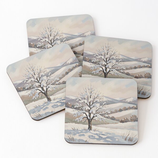 Item preview, Snow Tree painting designed and sold by Judith Murphy.