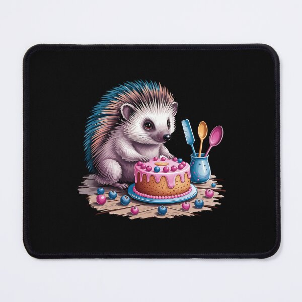 Artikelvorschau, Niedliche Igel-Aquarellkunst – Waldtier-Design entworfen und verkauft von artedigital99.