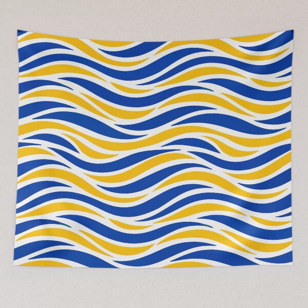 Item preview, Emperor Angelfish Royal Reef Stripe Pattern designed and sold by WildlifeInc.