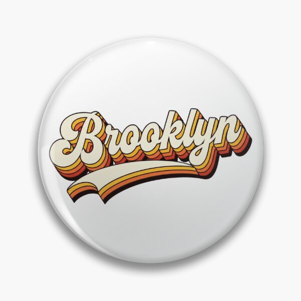 Item preview, Brooklyn Name Retro 70s Vintage design designed and sold by Teelogic.