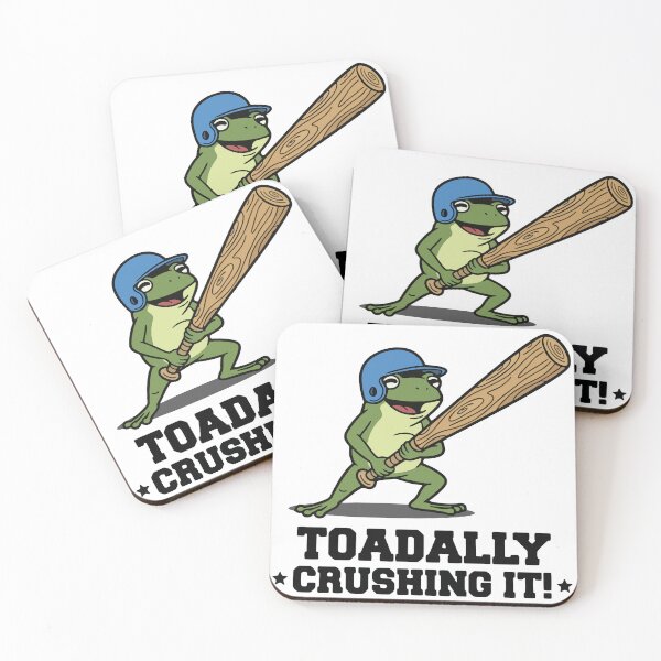 Item preview, Baseball Frog Batter Cartoon designed and sold by Floomart.