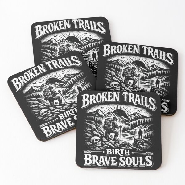 Item preview, Broken trails birth brave souls motivational designed and sold by Obiechefu.