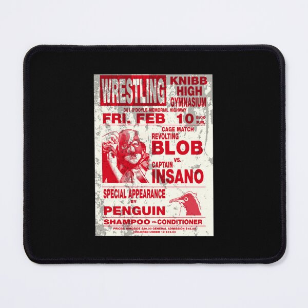 Item preview, Gymnasium Memorial Highway Special Appearance Shampoo Conditioner The Revolting Blob Wrestling Poster designed and sold by SantanaStory.