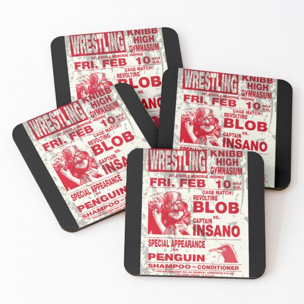 Item preview, Gymnasium Memorial Highway Special Appearance Shampoo Conditioner The Revolting Blob Wrestling Poster  designed and sold by SantanaStory.