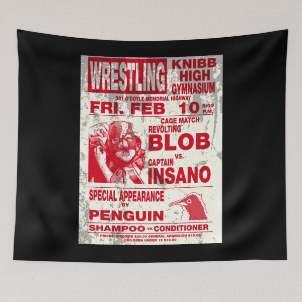 Item preview, Gymnasium Memorial Highway Special Appearance Shampoo Conditioner The Revolting Blob Wrestling Poster  designed and sold by SantanaStory.