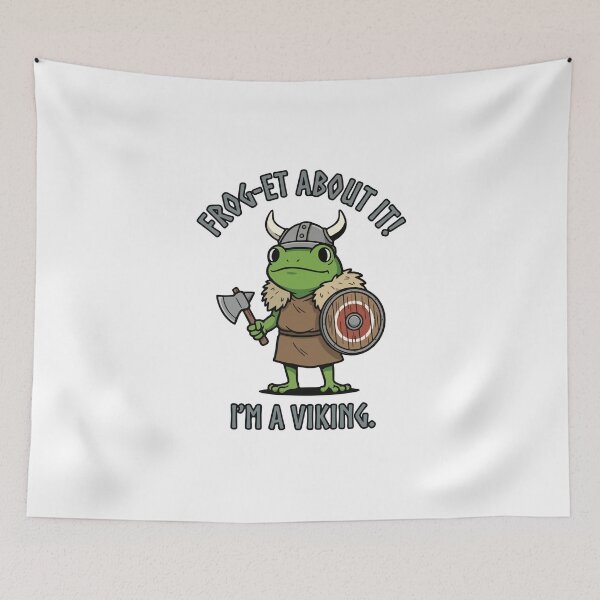 Item preview, Viking Frog Warrior designed and sold by Floomart.