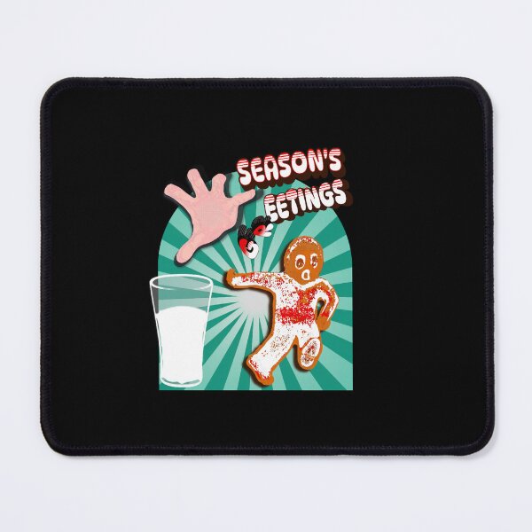 Item preview, Seasons Greetings Gingerbread Running Man Classic designed and sold by ALIHAIDER111.