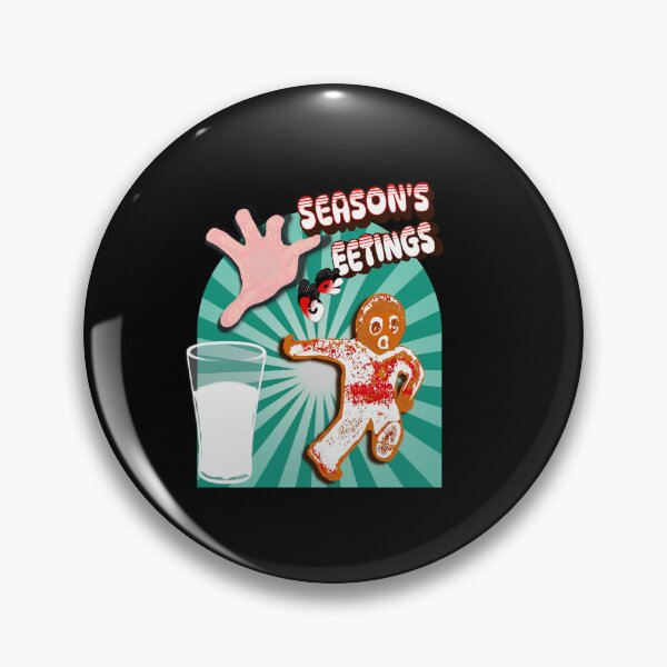 Item preview, Seasons Greetings Gingerbread Running Man Classic designed and sold by ALIHAIDER111.