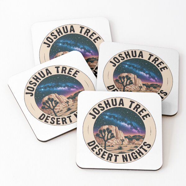 Item preview, Joshua Tree Desert Nights Sticker – California Starry Sky Desert Landscape designed and sold by pod24.